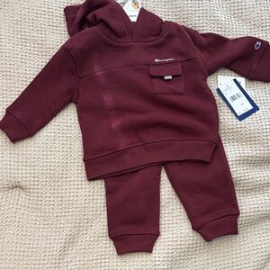 Champion Kids Burgundy Jogger Set